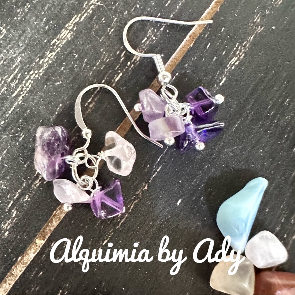 FALL 🐚 MINIMAL COASTAL GLAM + Chandelier amethyst gem earrings